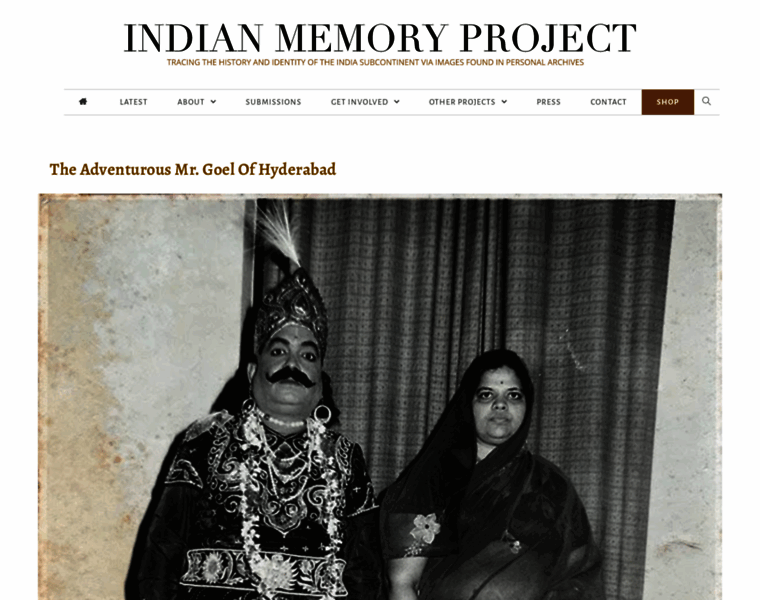 Indianmemoryproject.com thumbnail