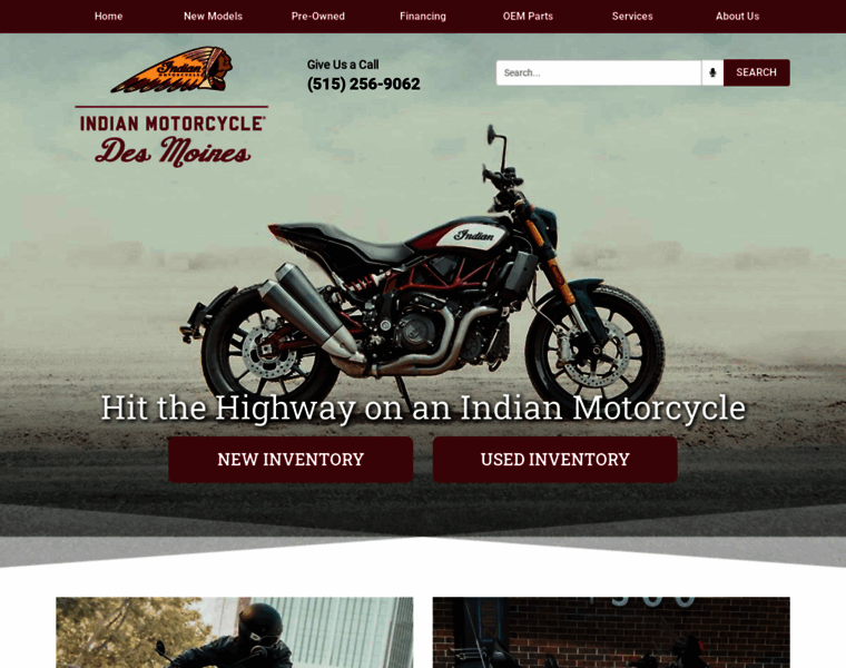 Indianmotorcycledesmoines.com thumbnail