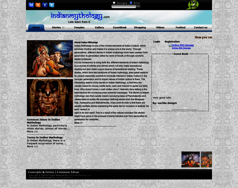 Indianmythology.com thumbnail