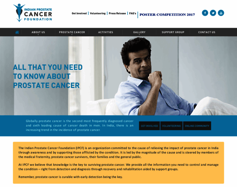 Indianprostatecancerfoundation.com thumbnail