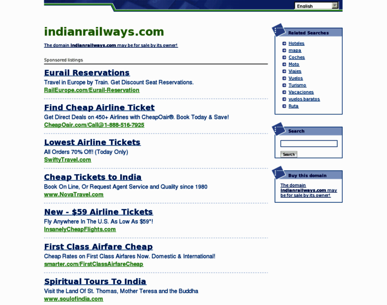 Indianrailways.com thumbnail