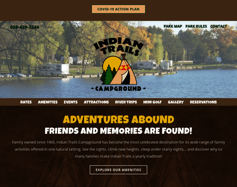 Indiantrailscampground.com thumbnail