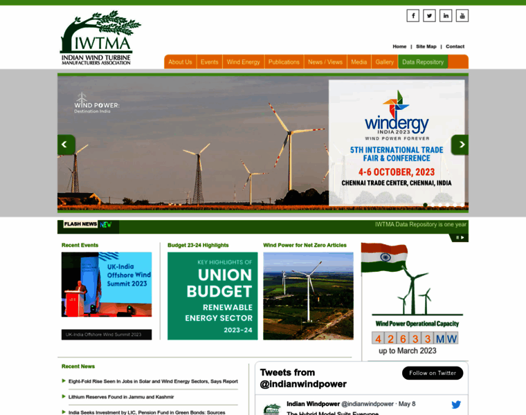 Indianwindpower.com thumbnail