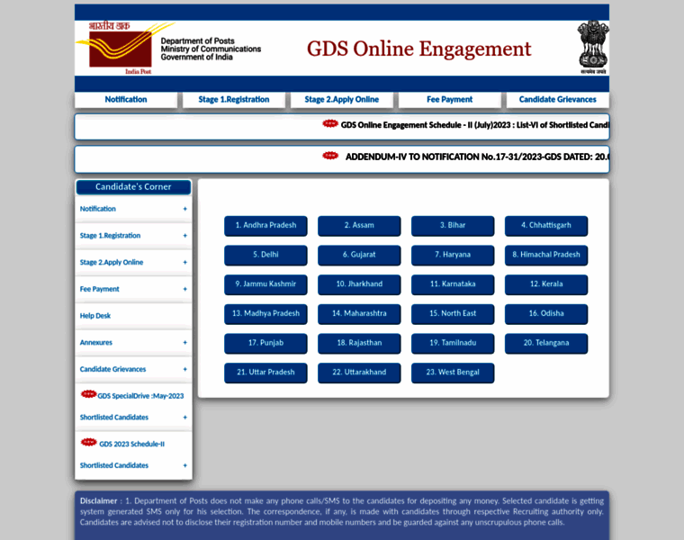 Indiapostgdsonline.gov.in thumbnail