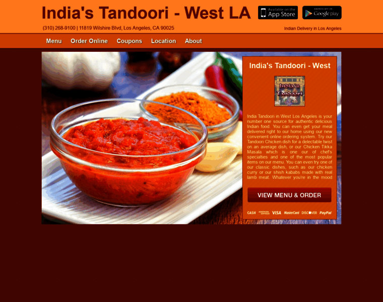Indias-tandoori.com thumbnail