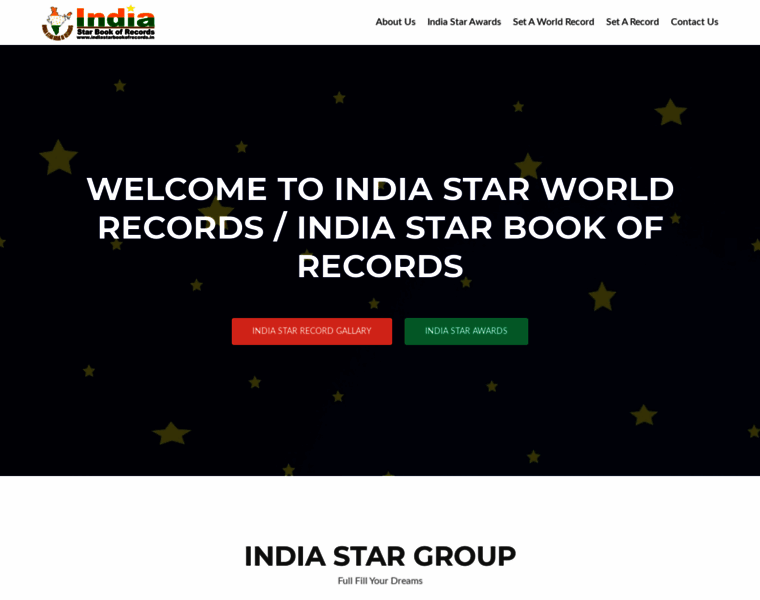 Indiastarbookofrecords.in thumbnail