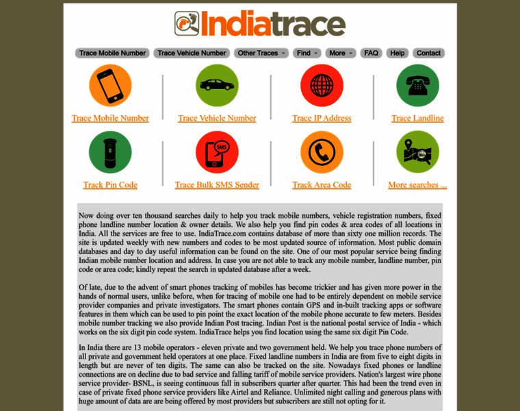 Indiatrace.com thumbnail