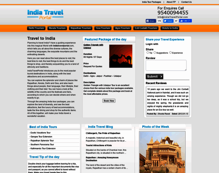Indiatravelportal.com thumbnail