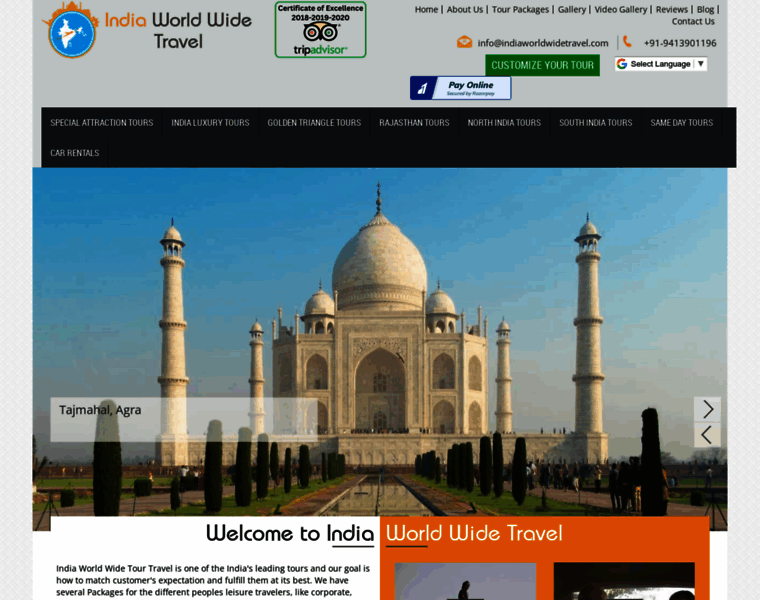 Indiaworldwidetravel.com thumbnail