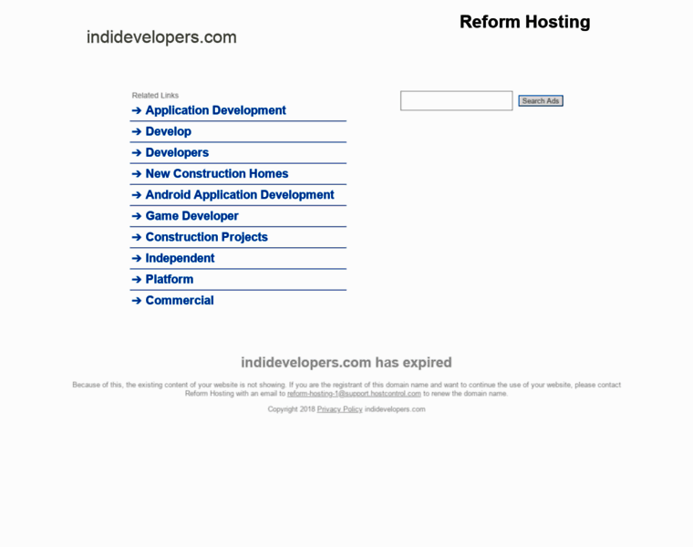 Indidevelopers.com thumbnail Indidevelopers.com thumbnail