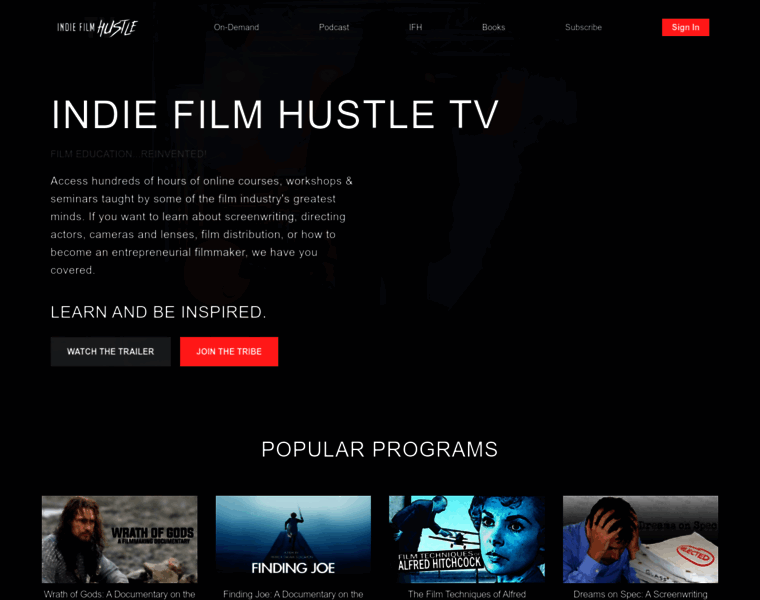 Indiefilmhustle.tv thumbnail