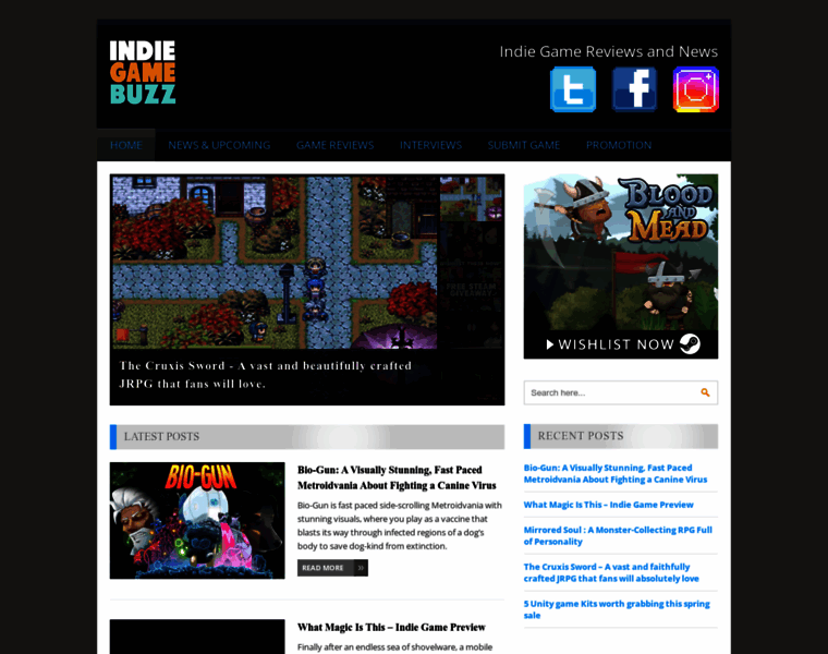 Indiegamebuzz.com thumbnail
