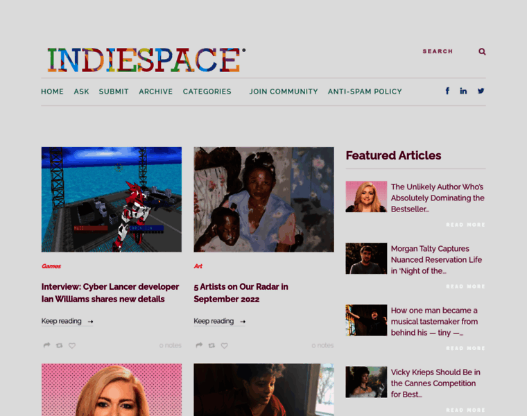 Indiespace.com thumbnail