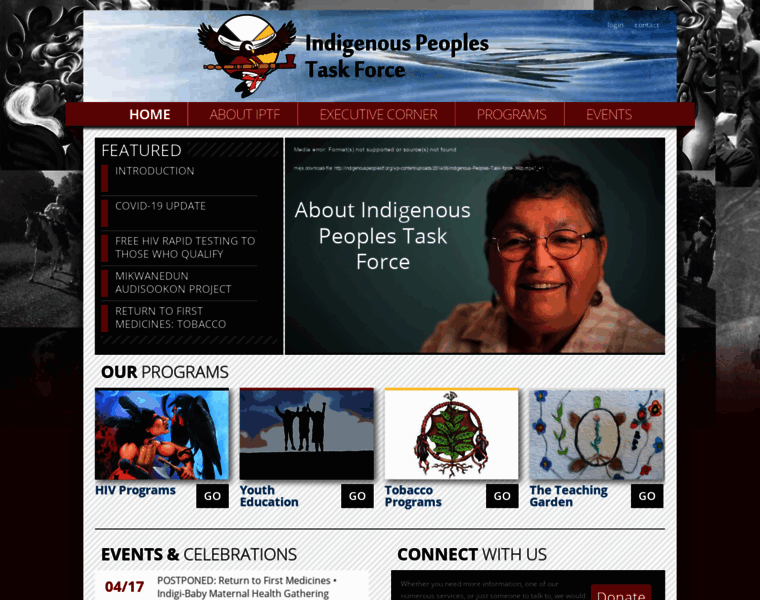 Indigenouspeoplestf.org thumbnail
