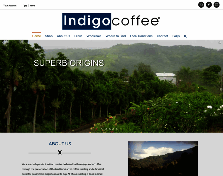 Indigocoffee.com thumbnail