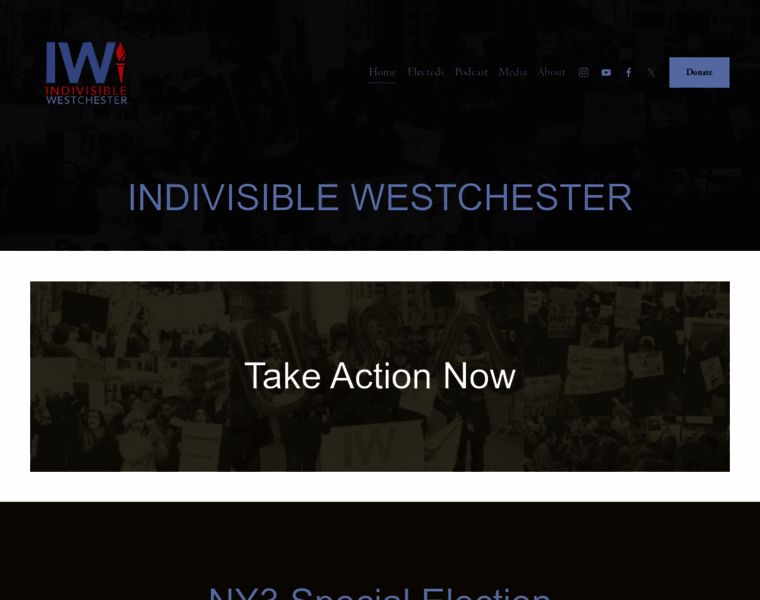 Indivisiblewestchester.org thumbnail