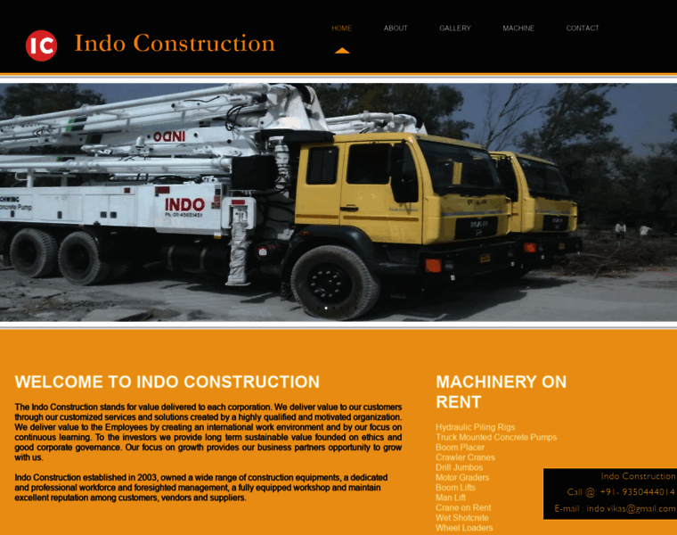 Indo-construction.com thumbnail
