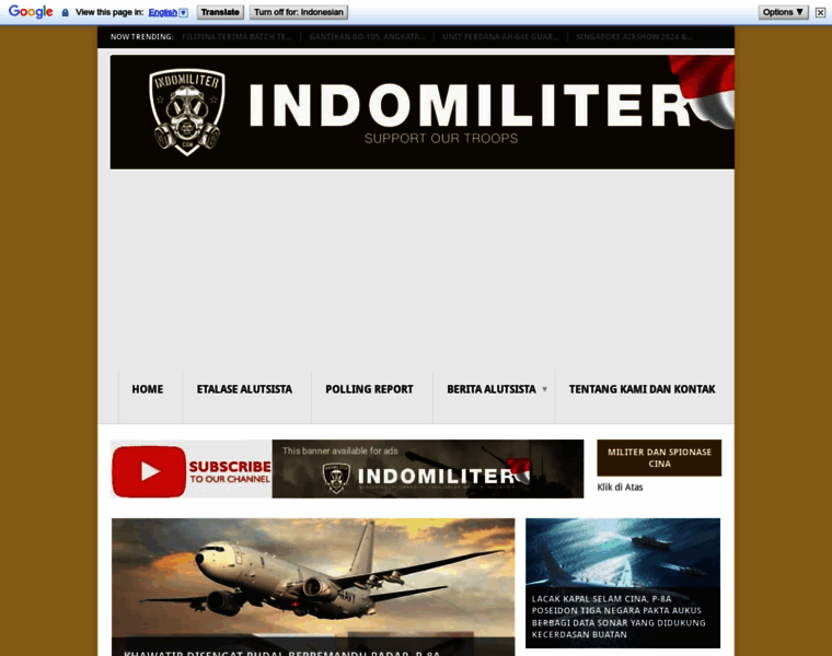Indomiliter.com thumbnail