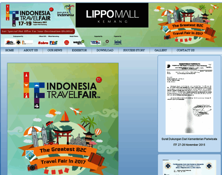 Indonesiatravelfair.com thumbnail