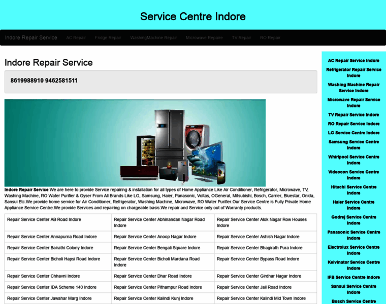 Indorerepairservice.com thumbnail