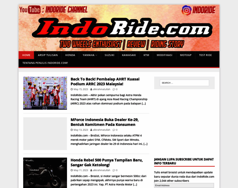 Indoride.com thumbnail