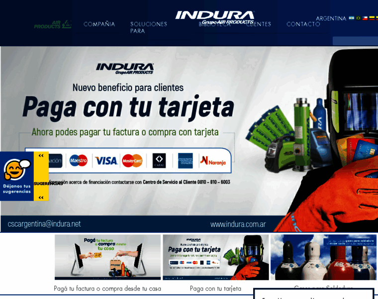 Indura.com.ar thumbnail