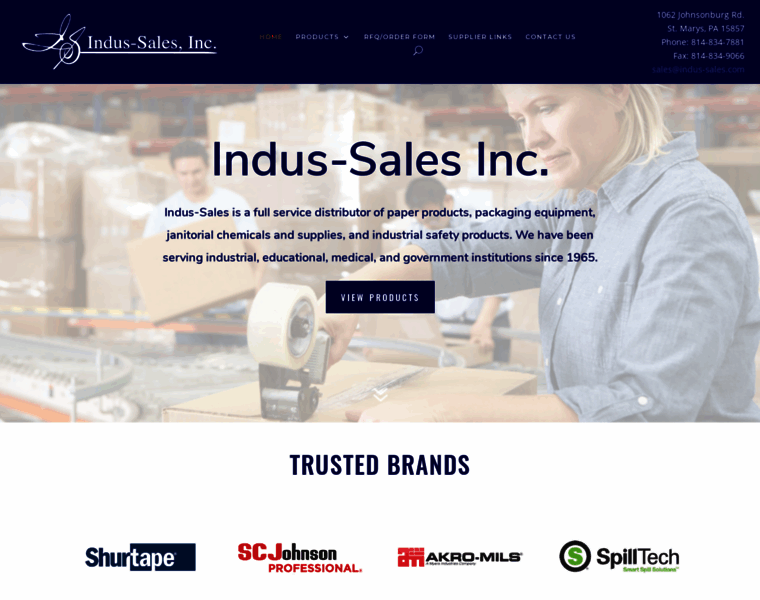 Indus-sales.com thumbnail