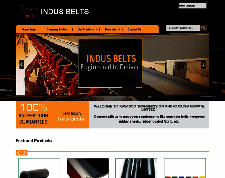 Indusbelts.in thumbnail