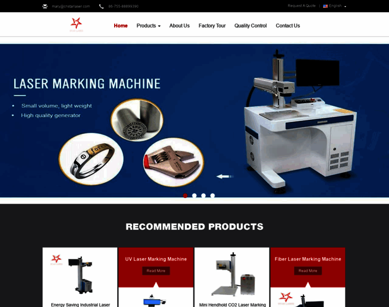 Industrial-lasermarkingmachine.com thumbnail