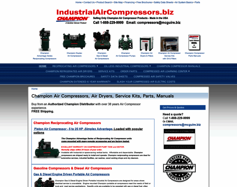 Industrialaircompressors.biz thumbnail