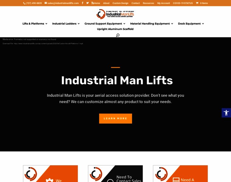 Industrialmanlifts.com thumbnail