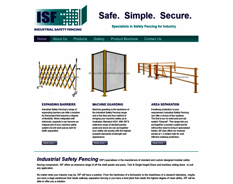 Industrialsafetyfencing.com.au thumbnail