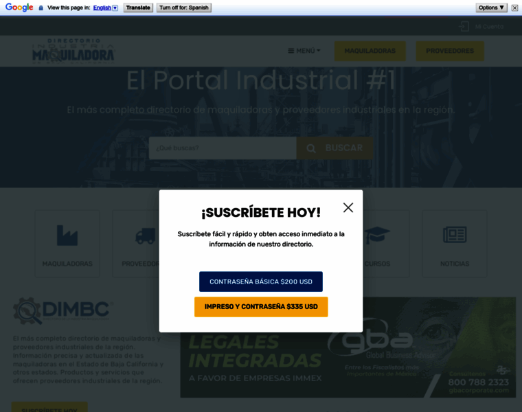 Industriamaquiladora.com thumbnail