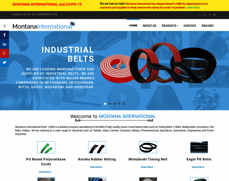 Industriesbelts.com thumbnail