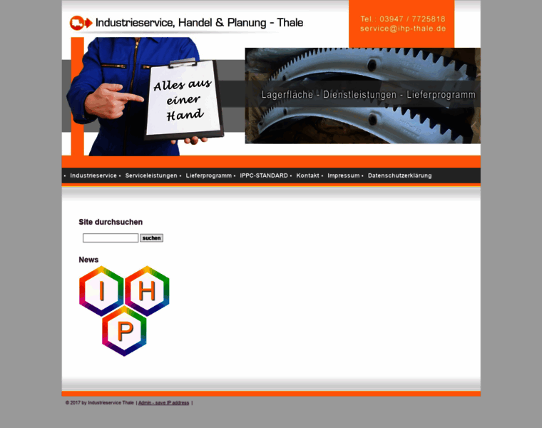 Industrieservice-thale.de thumbnail