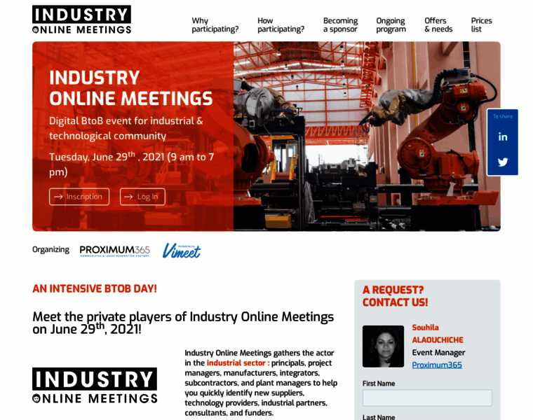 Industry40.onlinemeetings.events thumbnail