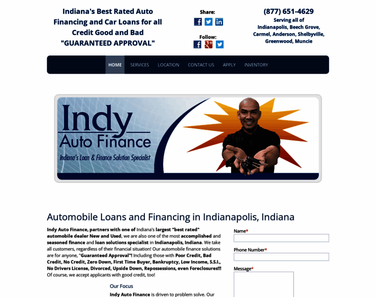 Indyautofinance.com thumbnail