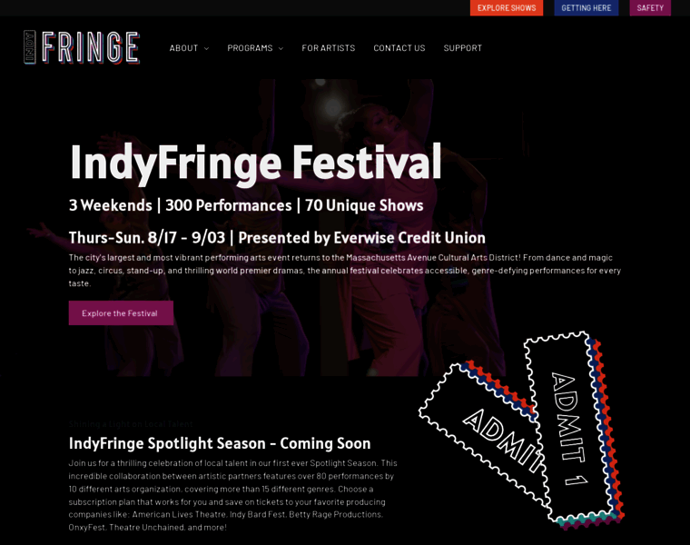 Indyfringe.org thumbnail