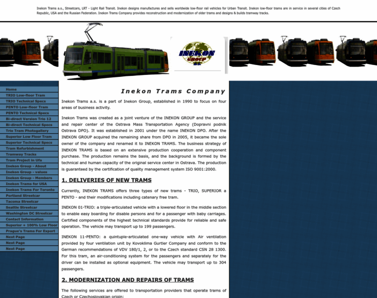 Inekon-trams.com thumbnail