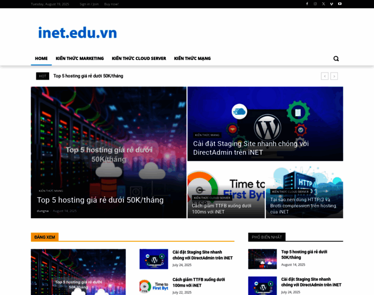 Inet.edu.vn thumbnail