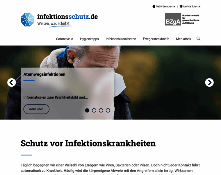 Infektionsschutz.de thumbnail