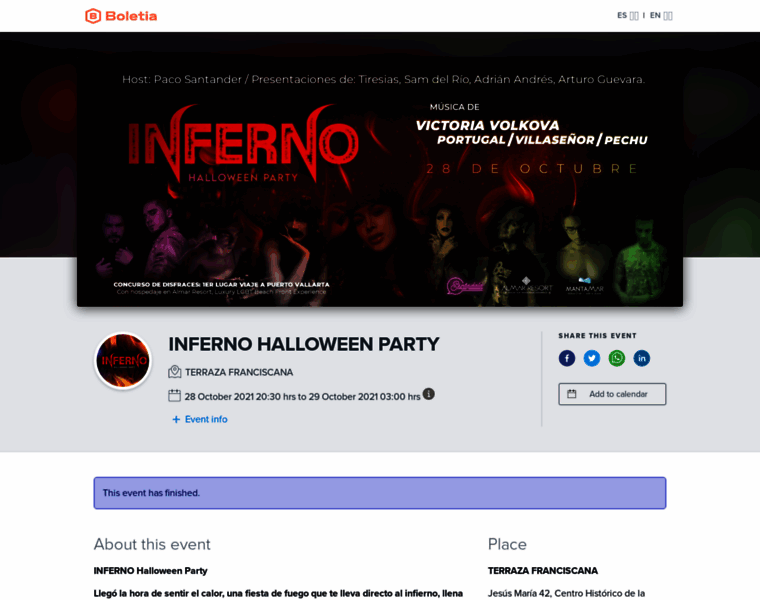 Inferno-halloweenparty.boletia.com thumbnail