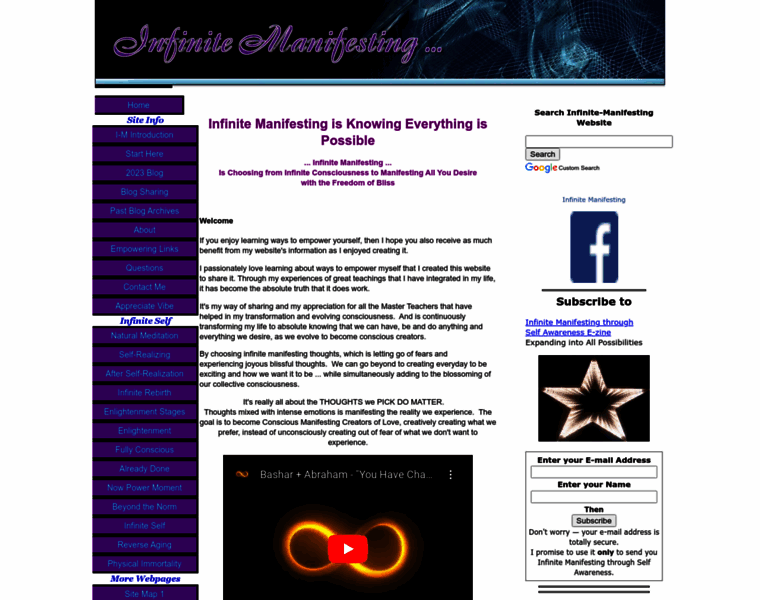Infinite-manifesting.org thumbnail