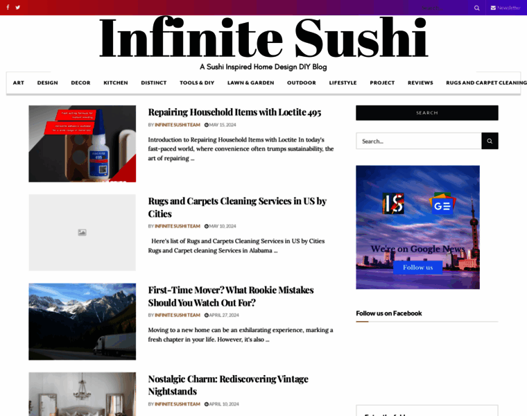 Infinite-sushi.com thumbnail