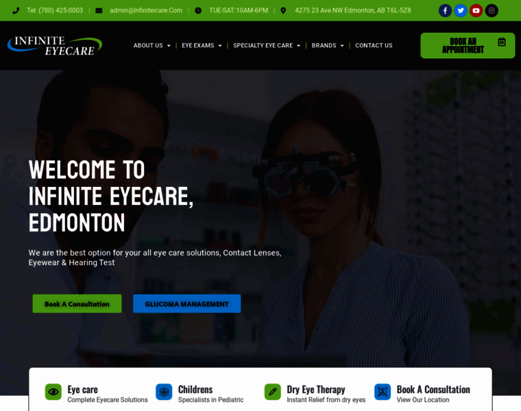 Infiniteeyecare.ca thumbnail Infiniteeyecare.ca thumbnail