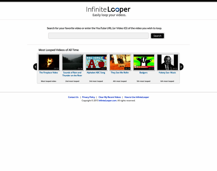 Infinitelooper.com thumbnail