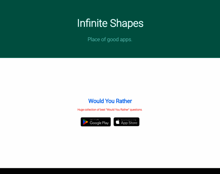 Infiniteshapes.net thumbnail