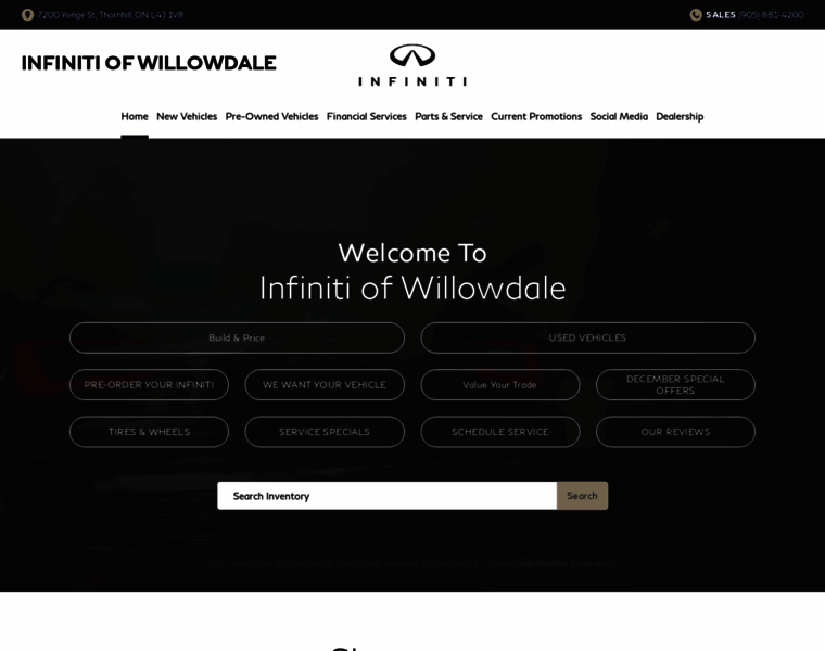 Infinitiofwillowdale.com thumbnail