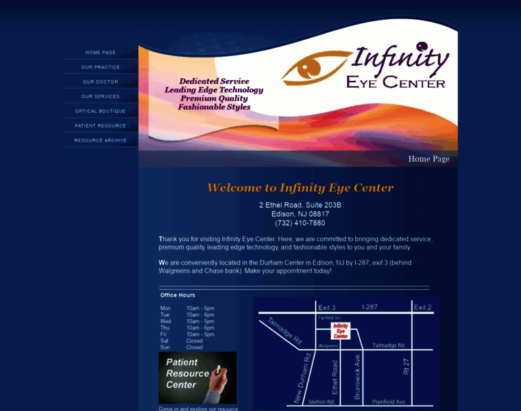 Infinityeyecenter.com thumbnail