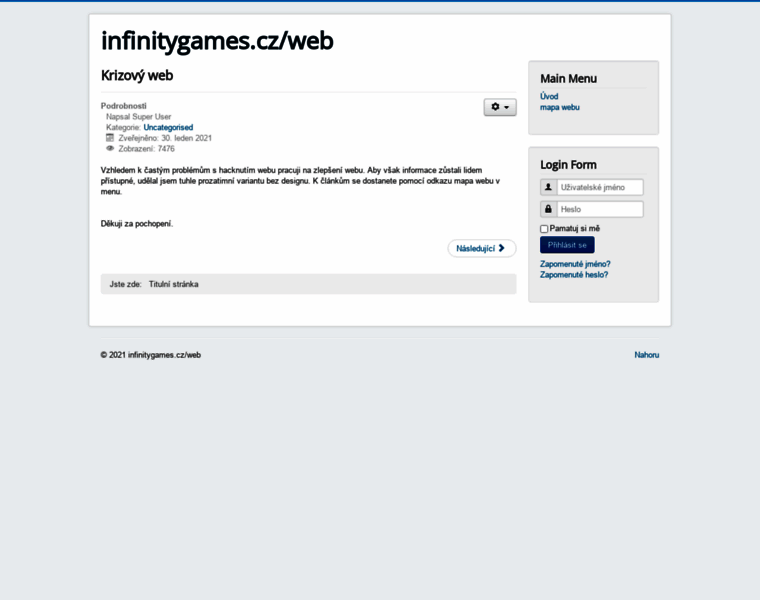 Infinitygames.cz thumbnail